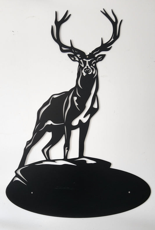 2D Deer Silhouette Art/Sign